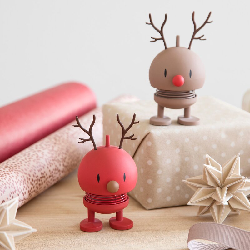 Hoptimist Bumble soft reindeer liten choko