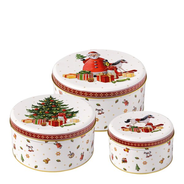 Villeroy & Boch Winter Collage kakeboks sett 3 deler