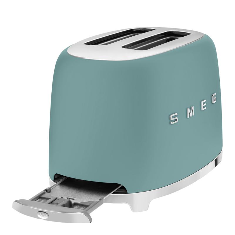 SMEG Brødrister 2 skiver TSF01 emerald green