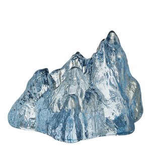 Kosta Boda The Rock lyslykt 9,1 cm ice blue