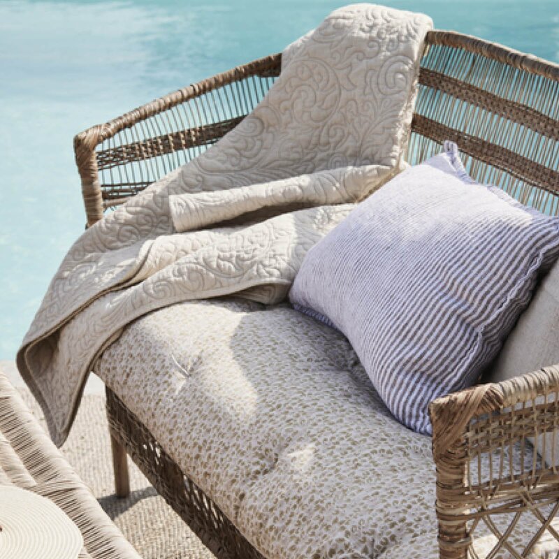 Lene Bjerre Isabelle pledd 170x130 cm lin