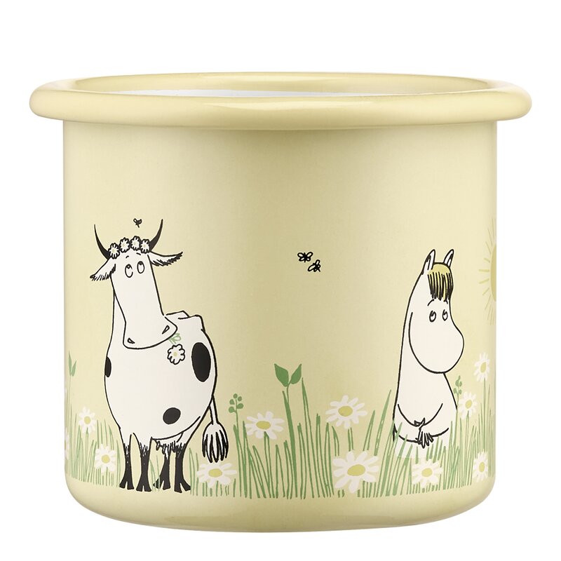 Muurla Mummikopp emalje 25 cl I hagen gul