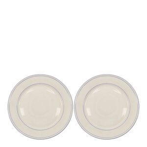 Nicolas Vahé Bistro middagstallerken 27 cm 2 stk blå/hvit