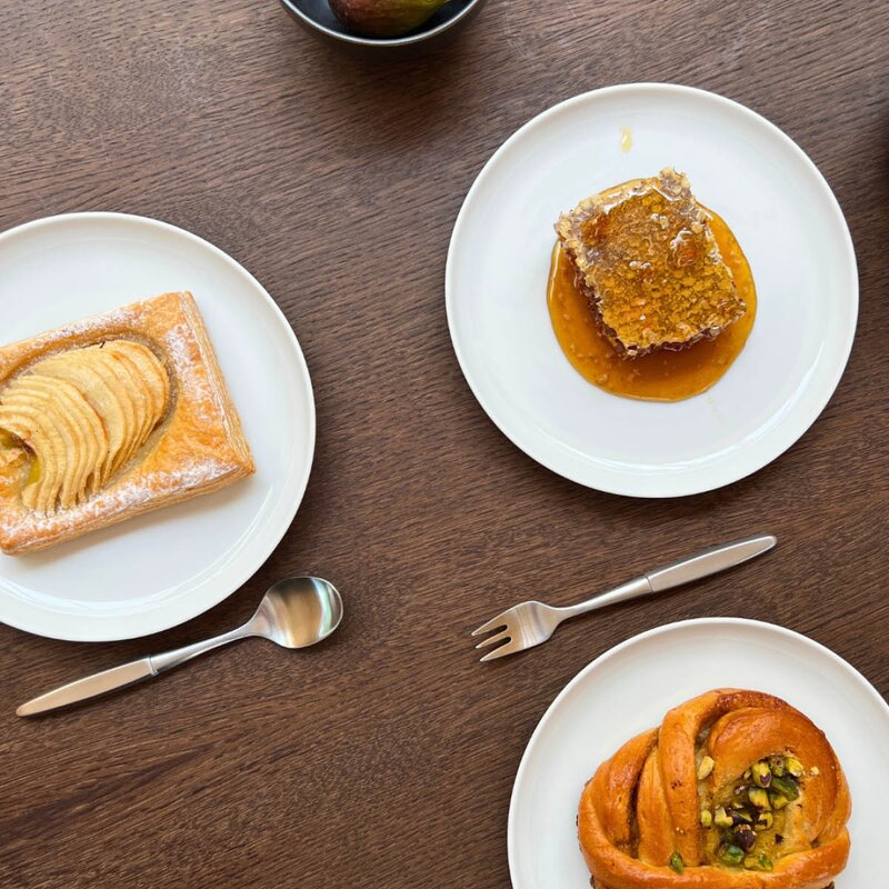 Skaugum Kakegaffel 16 cm 6 stk børstet stål