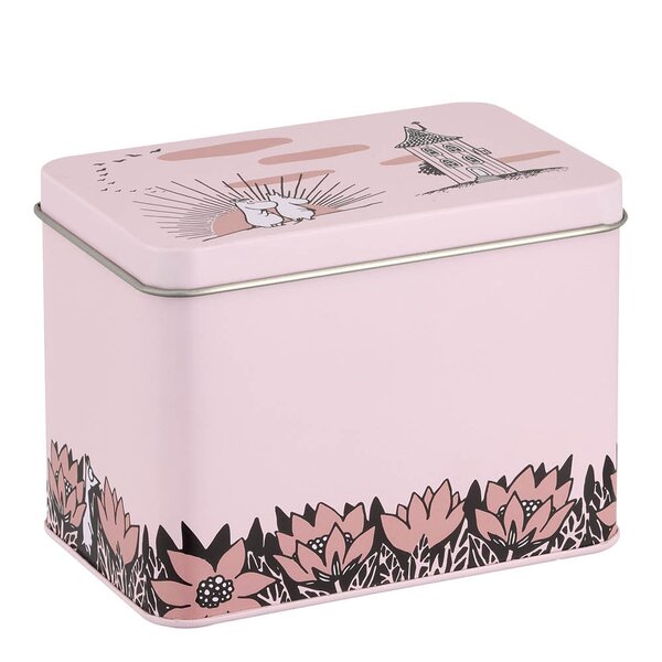 Muurla Mummi teboks 8x9x12 cm Vennskap rosa