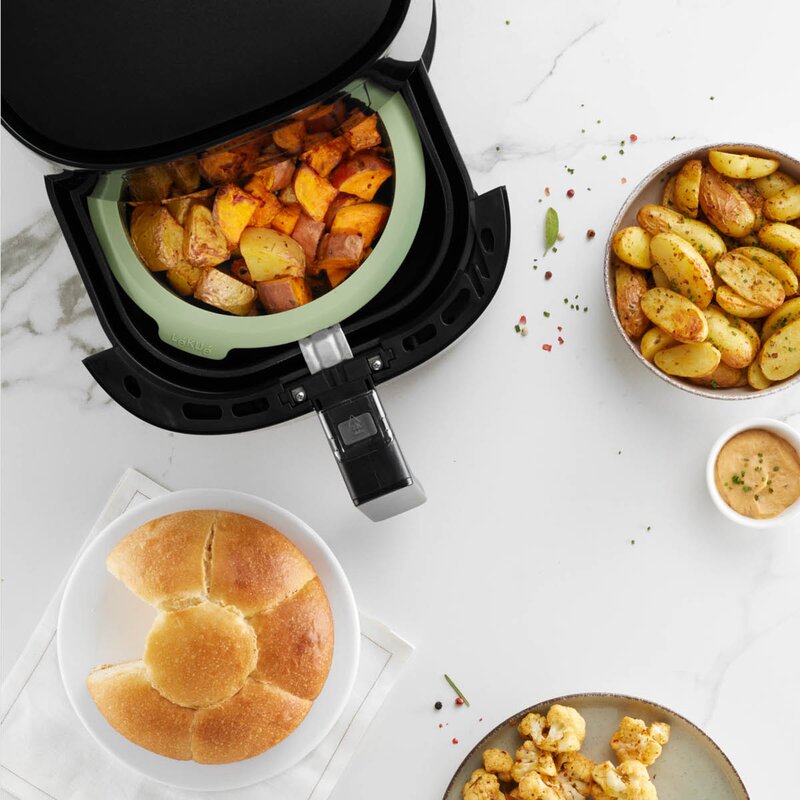 Lékué Silikonform til airfryer 15 cm grønn