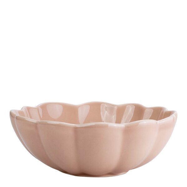 Stiernholm Lotus skål 16 cm støvet rosa