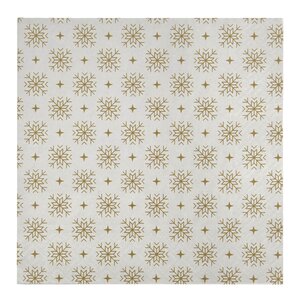 House Doctor Snowflakes servietter 40 stk hvit gull