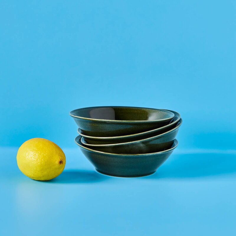 Nicolas Vahé Hala skål 17 cm 4 stk grønn