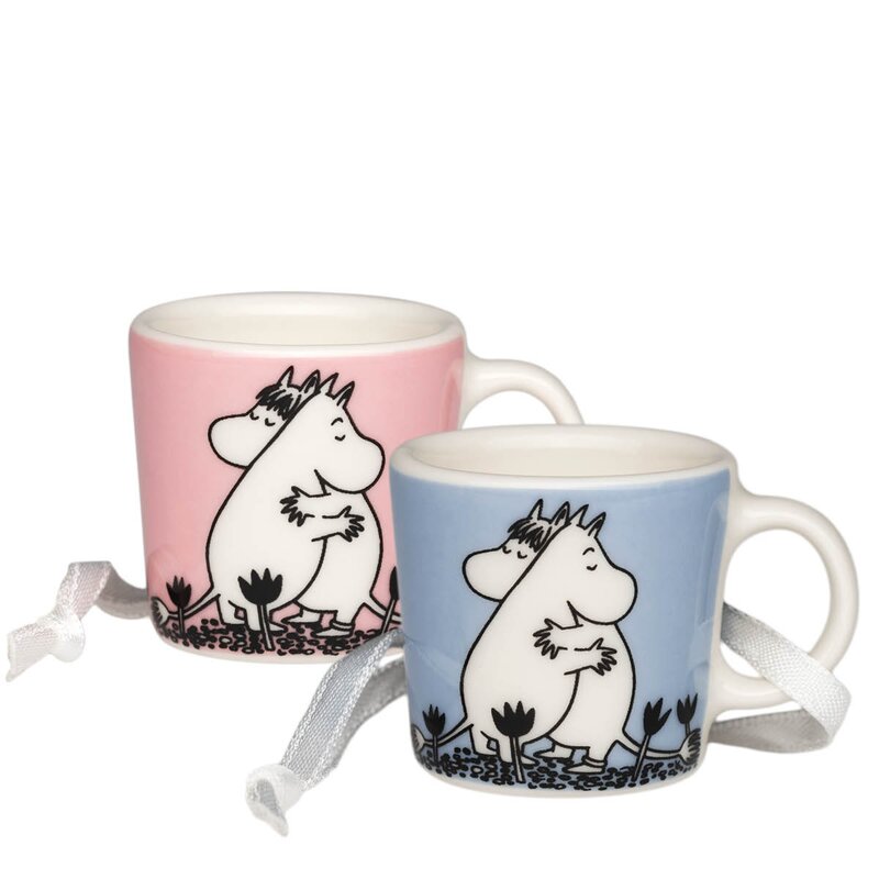 MoominArabia Mummikopp mini 3 cm Kjærlighet blå gaveeske