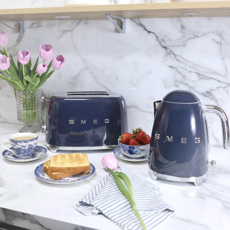 SMEG Brødrister TSF01 2 skiver navy blue