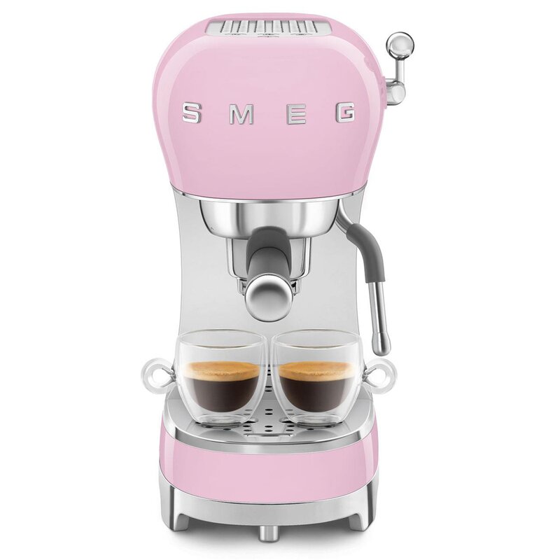 SMEG Espressomaskin ECF02 1 l rosa