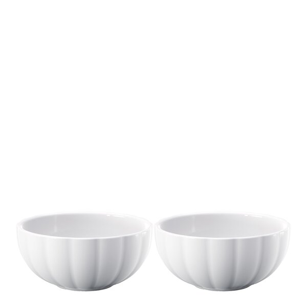 Georg Jensen Bernadotte bolle 6,5 cl 2 stk hvit