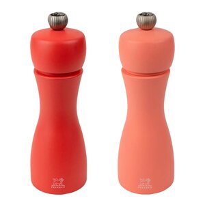 Peugeot Tahiti duo kvernsett 15 cm orange/rød 