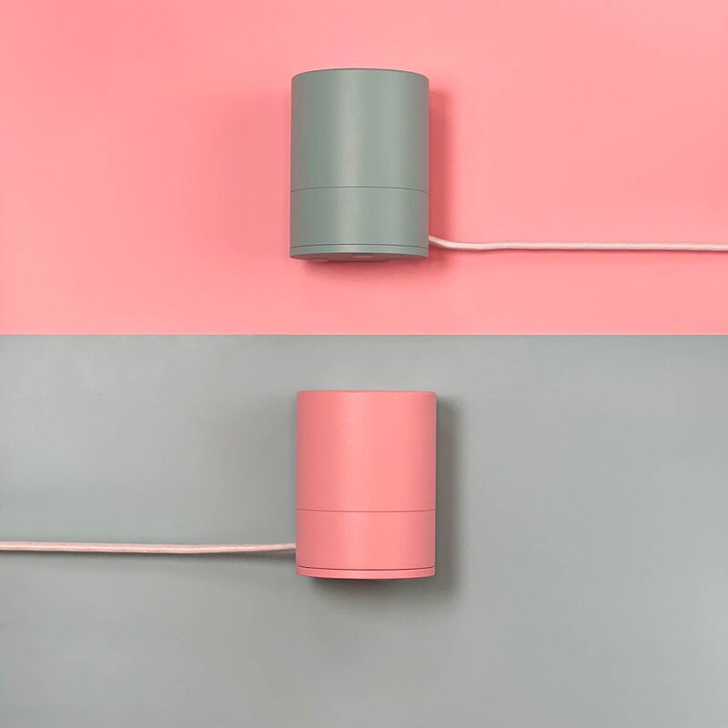 Elements Lighting MITB Pop sokkel bordlampe 9 cm rosa aluminium