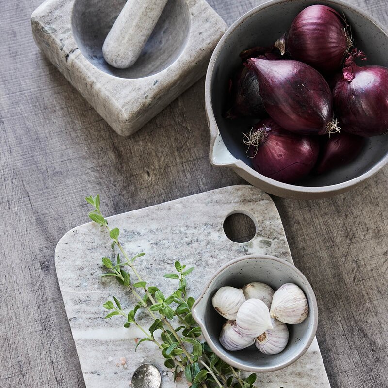 Lene Bjerre Elina morter 12,5x12,5 cm mørk sand