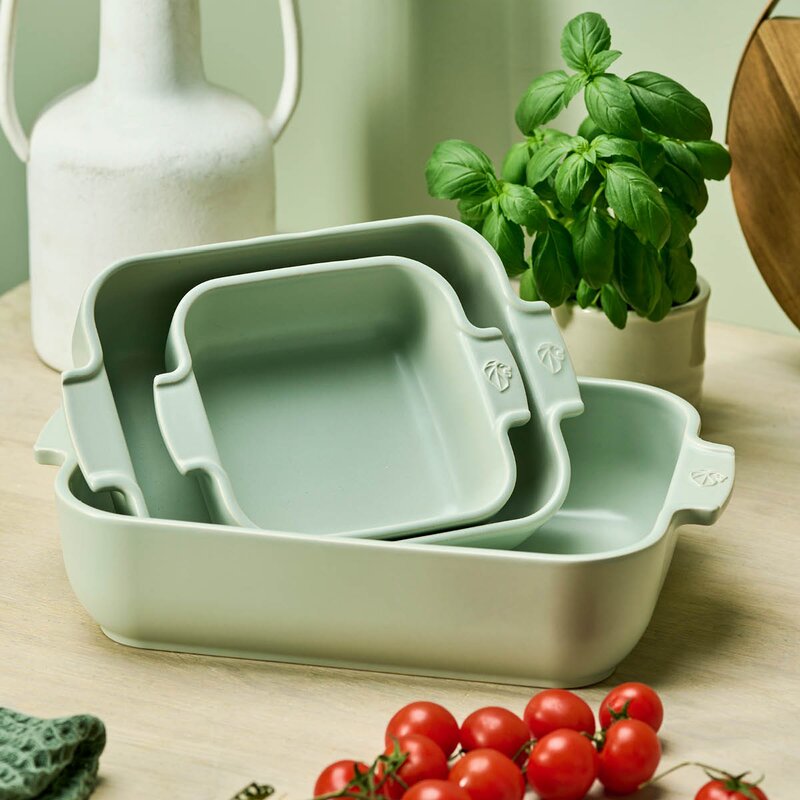 Peugeot Appolia ildfast form keramikk 25 cm sage green