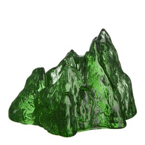 Kosta Boda The Rock lyslykt 9 cm grønn