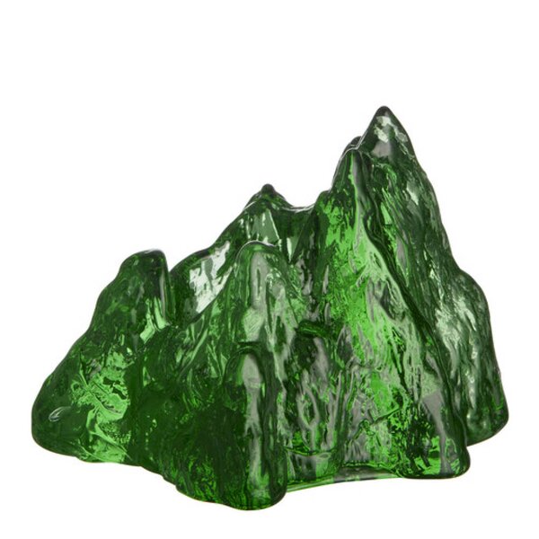 Kosta Boda - The Rock lyslykt 9 cm grønn