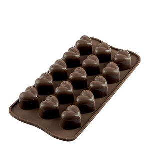 Silikomart Monamour silikonform for praliner 30x22x2,5 cm 15 stk