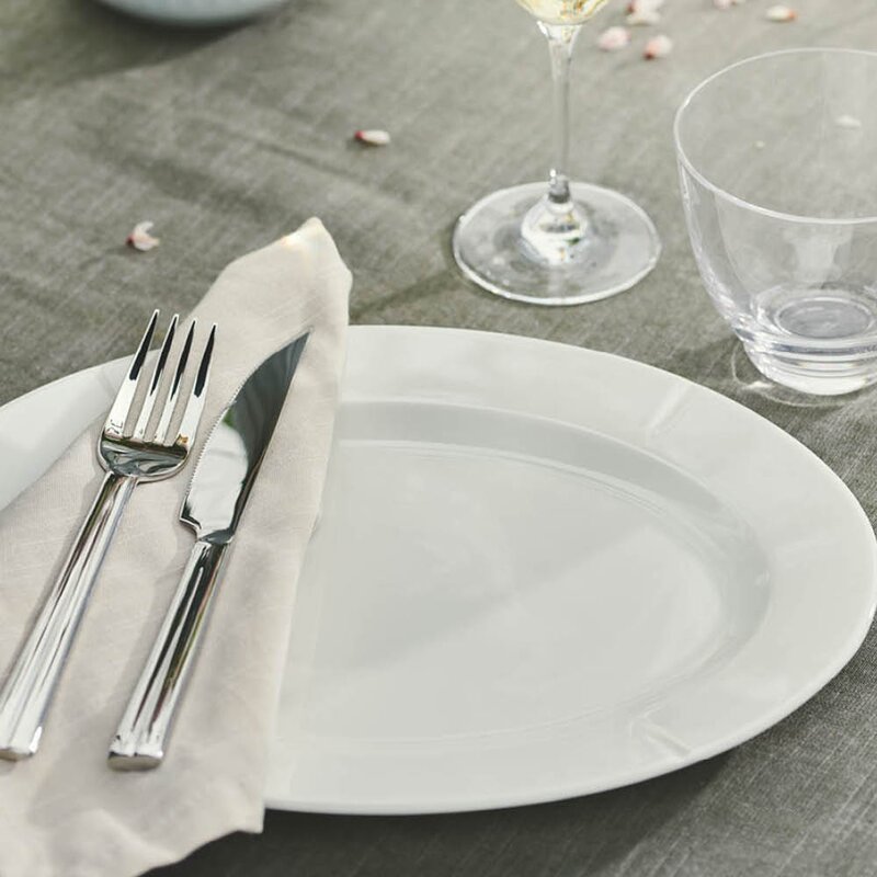 Rosendahl Grand Cru Soft tallerken 27 cm hvit