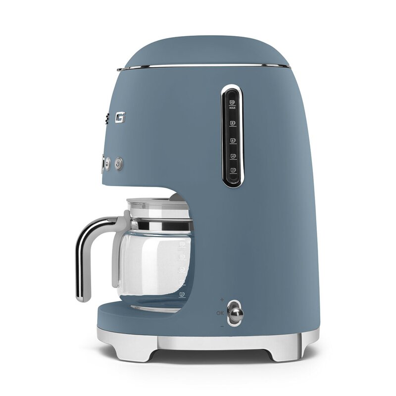 SMEG Kaffetrakter DCF02 1,4L storm blue