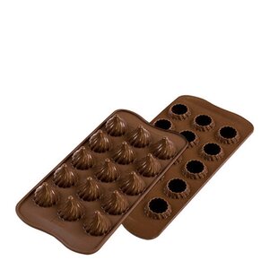 Silikomart Choco Flame silikonform for praliner 2,7x2,8 cm 15 stk