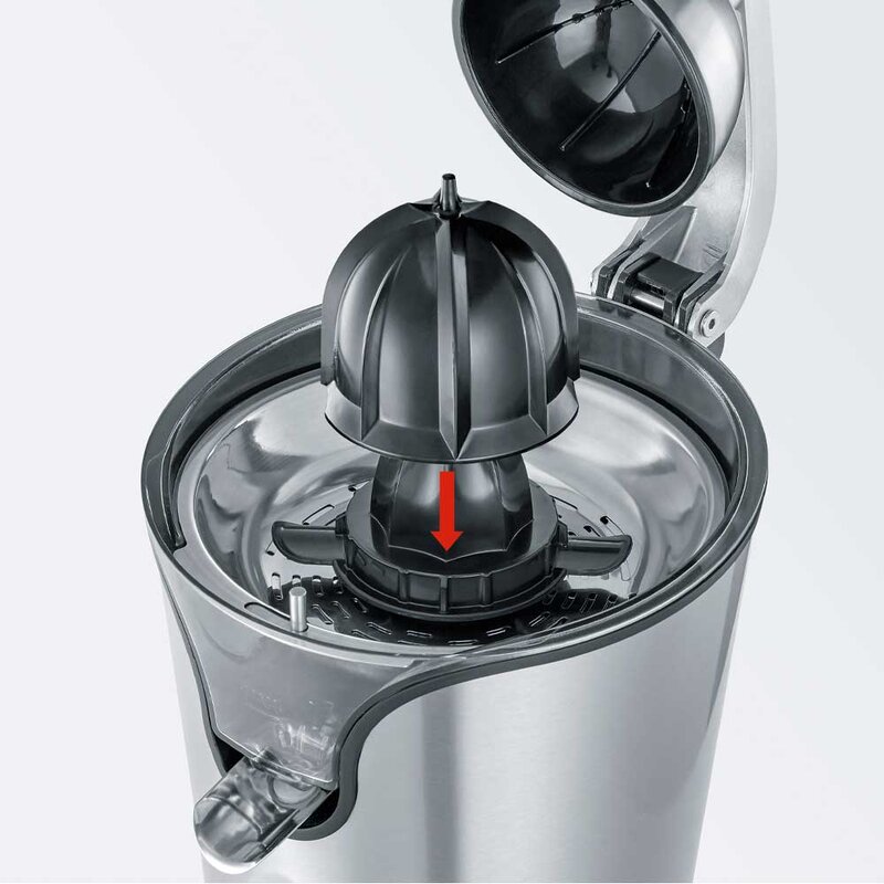 Severin Juicer med pressarm CP3544 160W svart/sølv