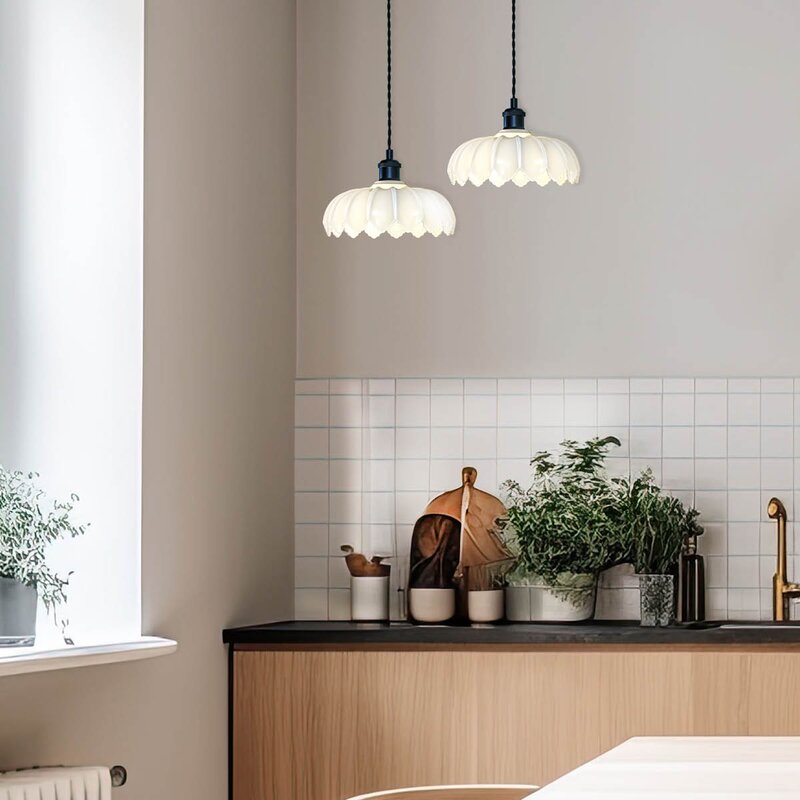 Aneta Lighting Sofia vinduspendel 25 cm svart/hvit