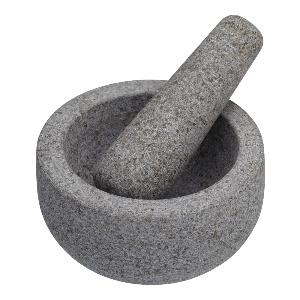 Kitchen Craft Morter og morterstøter 12 cm granitt grå