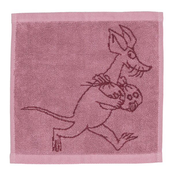MoominArabia Mummi håndkle 25x25 cm Sniff mauve