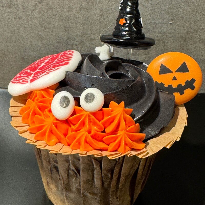 ScrapCooking Kakestrø øyne 40 g hvit/svart