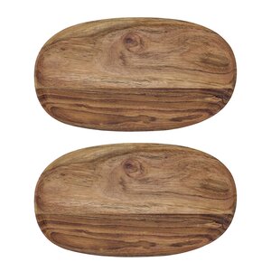 House Doctor Wood brett 33x19 cm 2 stk akasie