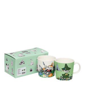 MoominArabia Mummikopp 30 cl Lille My og Snusmumrikken 2 stk 80 år