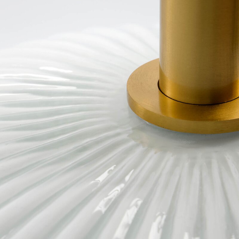 House Doctor Taklampe Fort 27x42 cm antikk messing/off-white