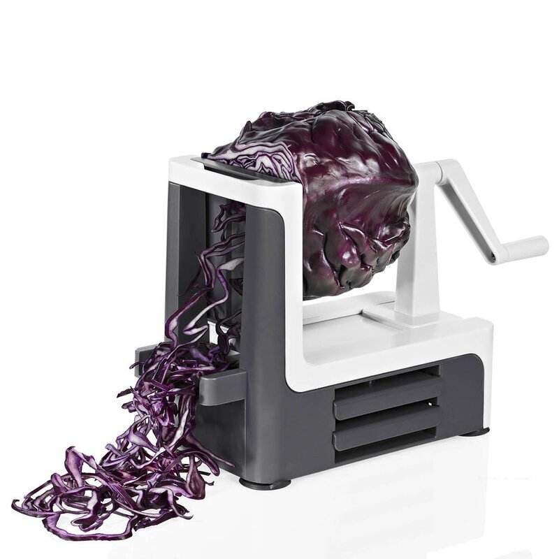 Lurch Spiralizer med 3 kniver: 2mm, 3mm og spiraler