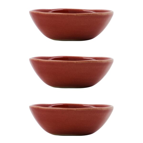 House Doctor Diva skål 4 cl 3 stk brun