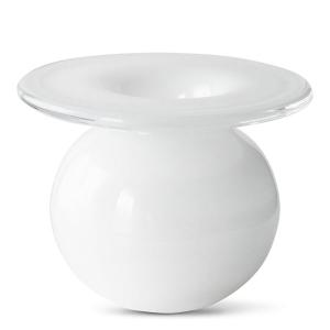 Magnor Boblen vase 7 cm hvit