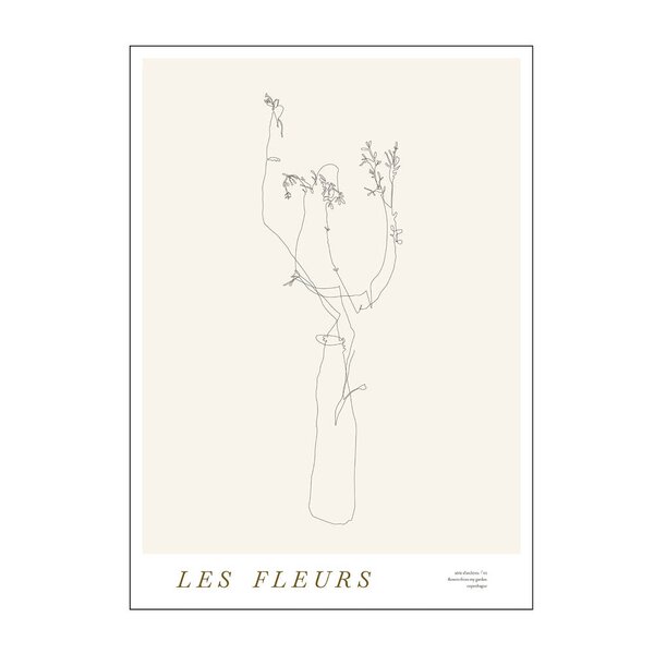 Poster & Frame Mie & Him poster 30x40 cm les fleurs 02