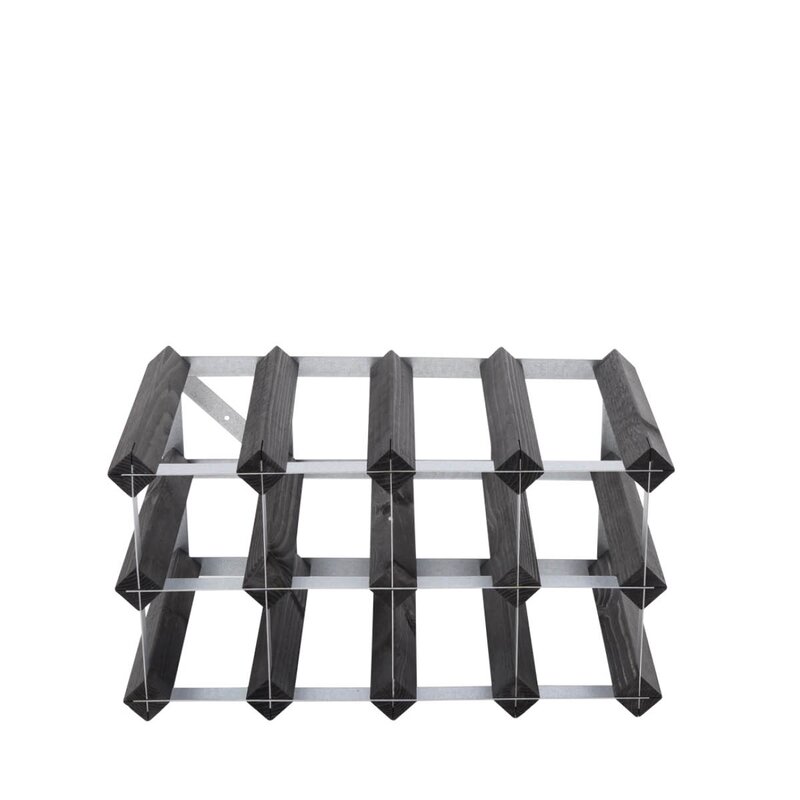 The Swedish Wine Rack Factory Vinstativ 12 flasker montert svart