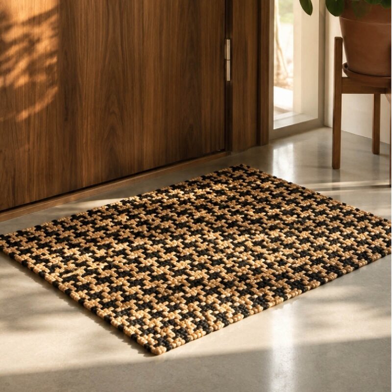 Deco Nord Beth dørmatte 60x90 cm Black beauty
