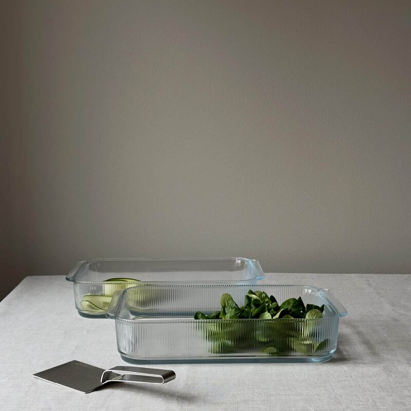 Stelton Pilastro ildfast form 33,1x20,7 cm 2 stk klar