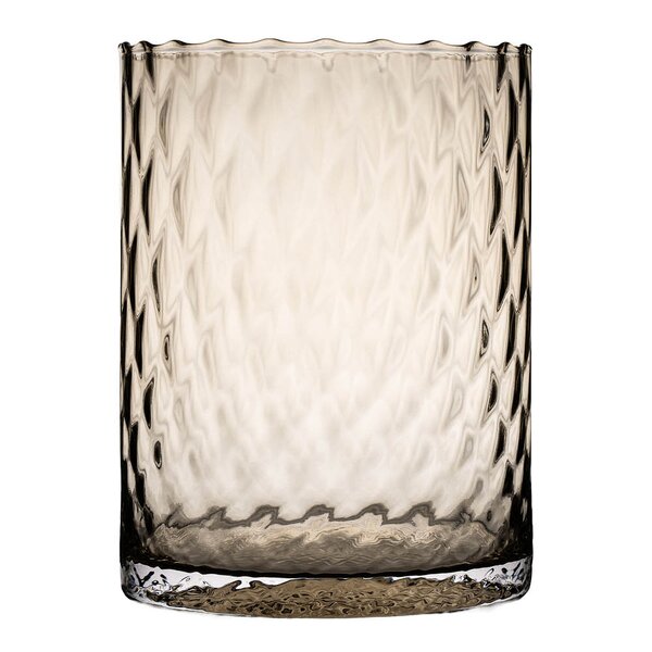 Magnor Harlekin lykt/vase 12,5 cm lys topas