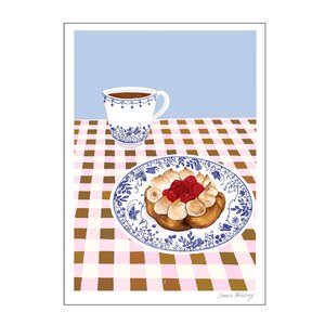 Poster & Frame Emma Forsberg poster 50x70 cm raspberry meringue