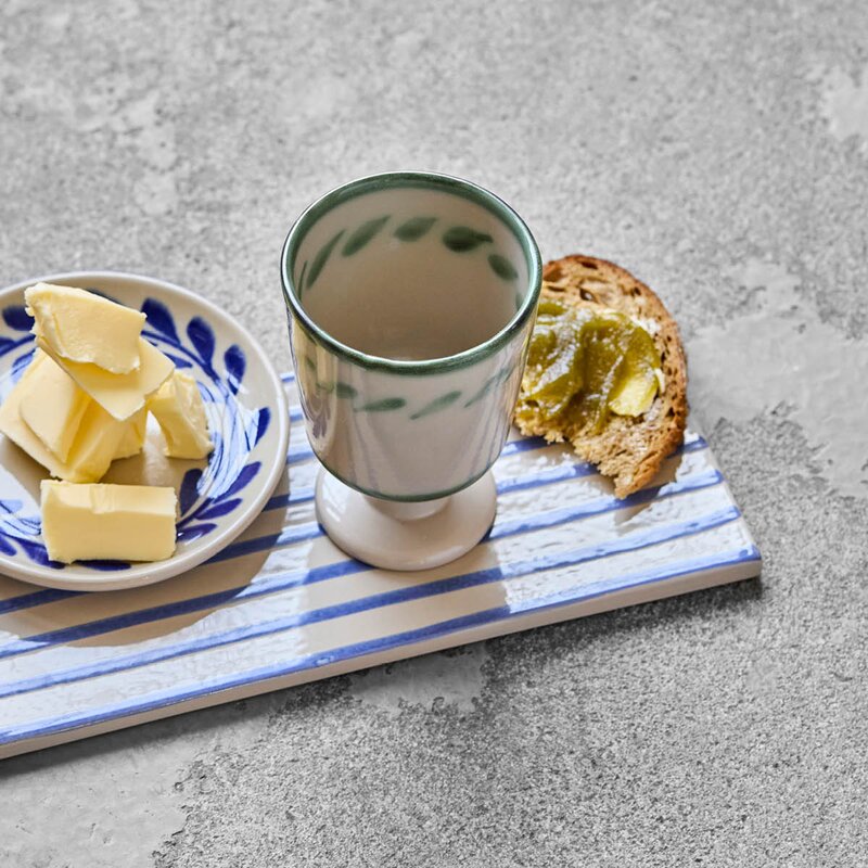 House Doctor Diva krus 25 cl 2 stk off-white/grønn