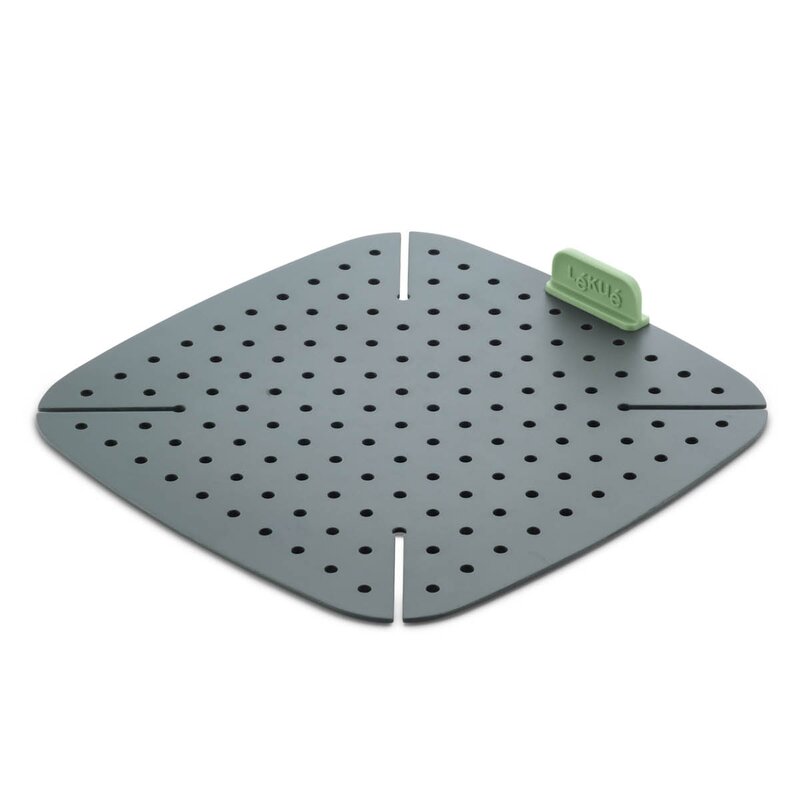 Lékué Silikonmatte til airfryer 22,5x22,5 cm grå