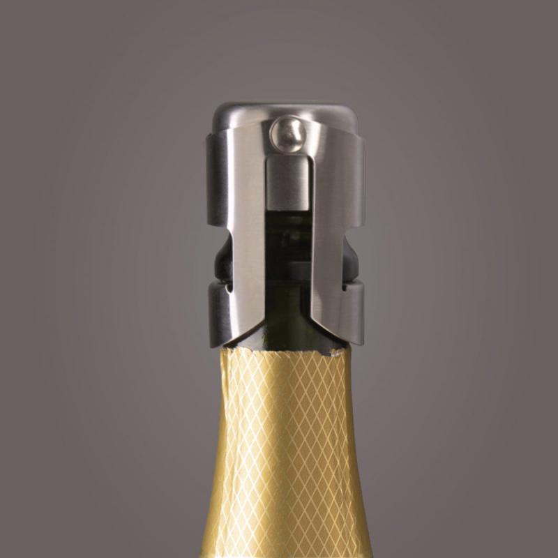 Vacu Vin Champagnestopper sølv