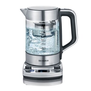 Severin Vannkoker med heis WK3422 3000W svart/sølv