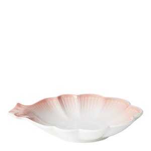 Royal Copenhagen Iris blomsterformet asjett 16 cm korall