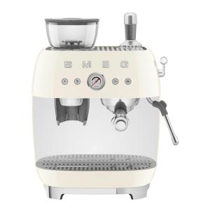SMEG Espressomaskin EGF03 2,4L m/kaffekvern krem